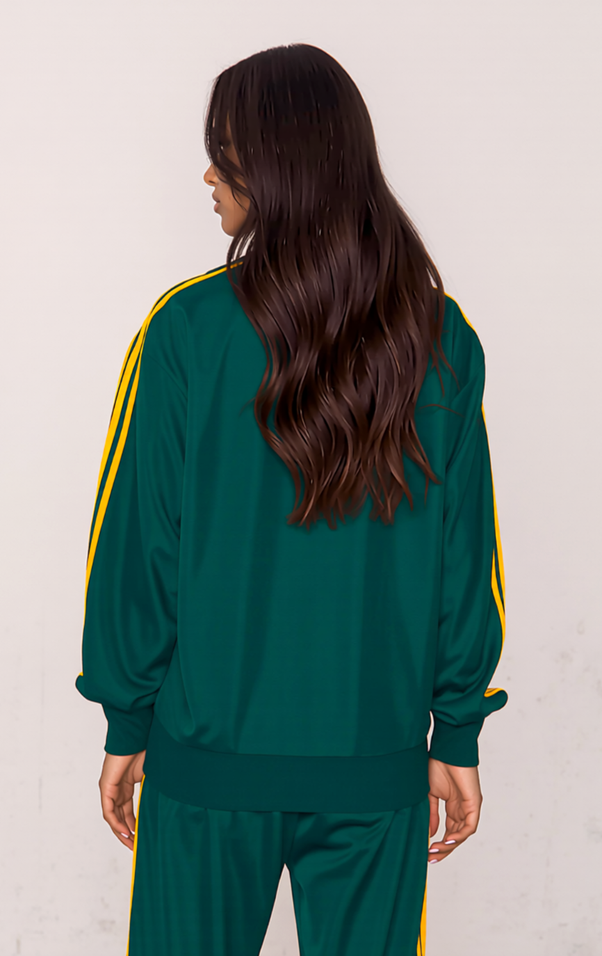 Adidas adicolor Classic Firebird JP2299 Grün Loose Fit Gr.L/40/42