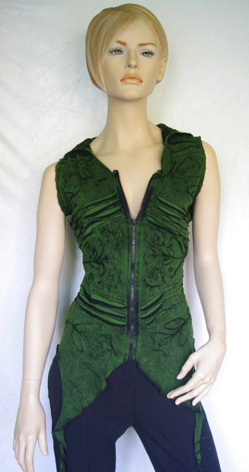 Gugel Razor Cut Top Jacke Nepal, Goa, Ethno Gr.34-42