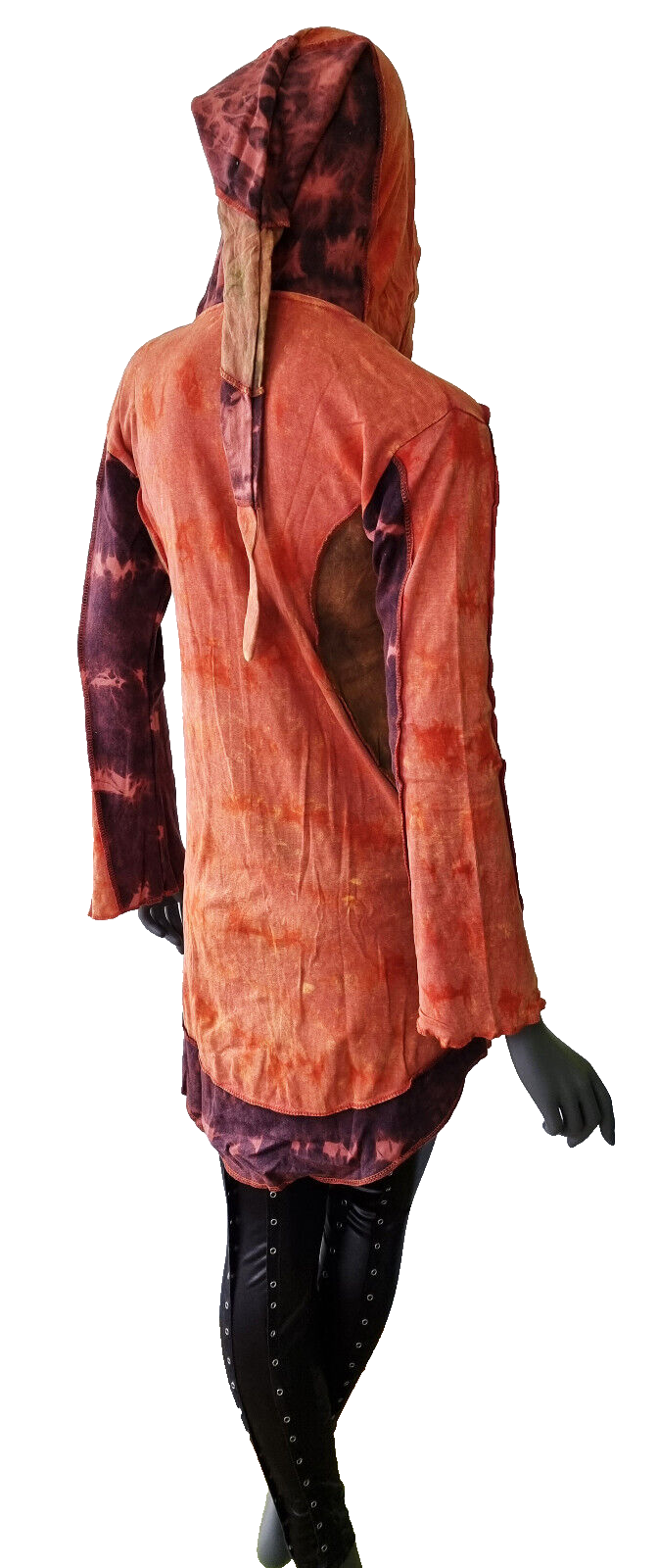 Gugel Longjacke Shirtjacke Goa Ethno Medieval Hippie Gr.38-42