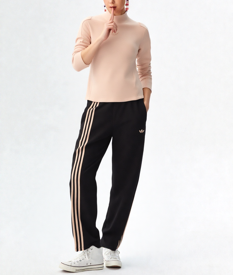 Adidas Originals Sweathose schwarz beige Gr.XS