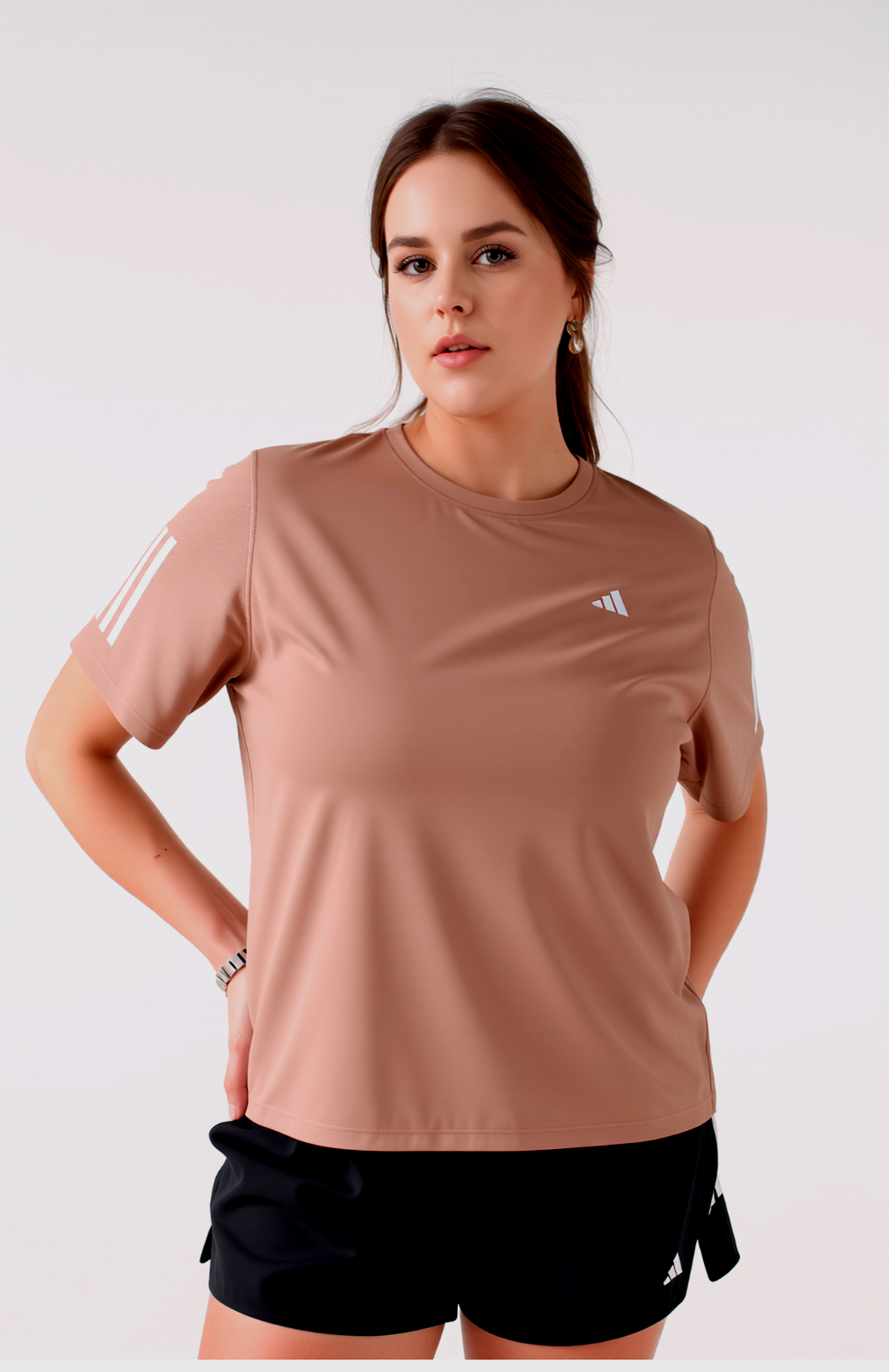 Adidas aeroready Sport T-Shirt Own The Run Struktur JD6447 Gr. 3X