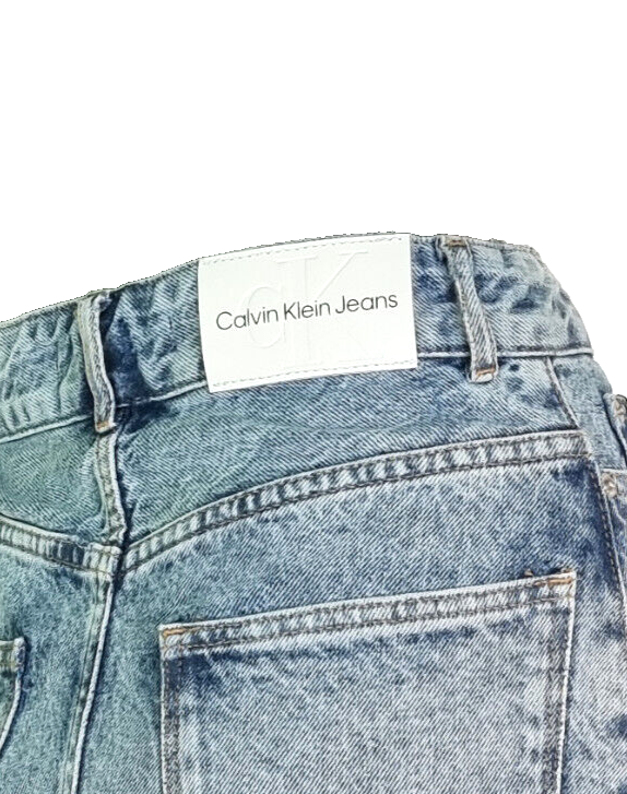 Calvin Klein Salt Pepper A-Linie Jeansrock highwaist Gr. 164/34