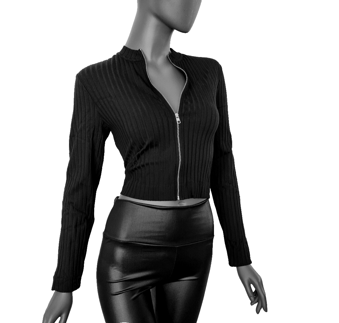 Calvin Klein short Shirtjacke Rib Zip Gr.XXL 42-44