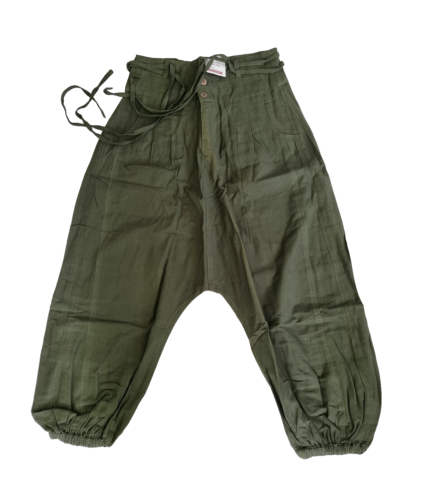 Haremshose Pumphose Aladinhose Pluderhose Yoga Goa Sarouel Baggy grün 38/40