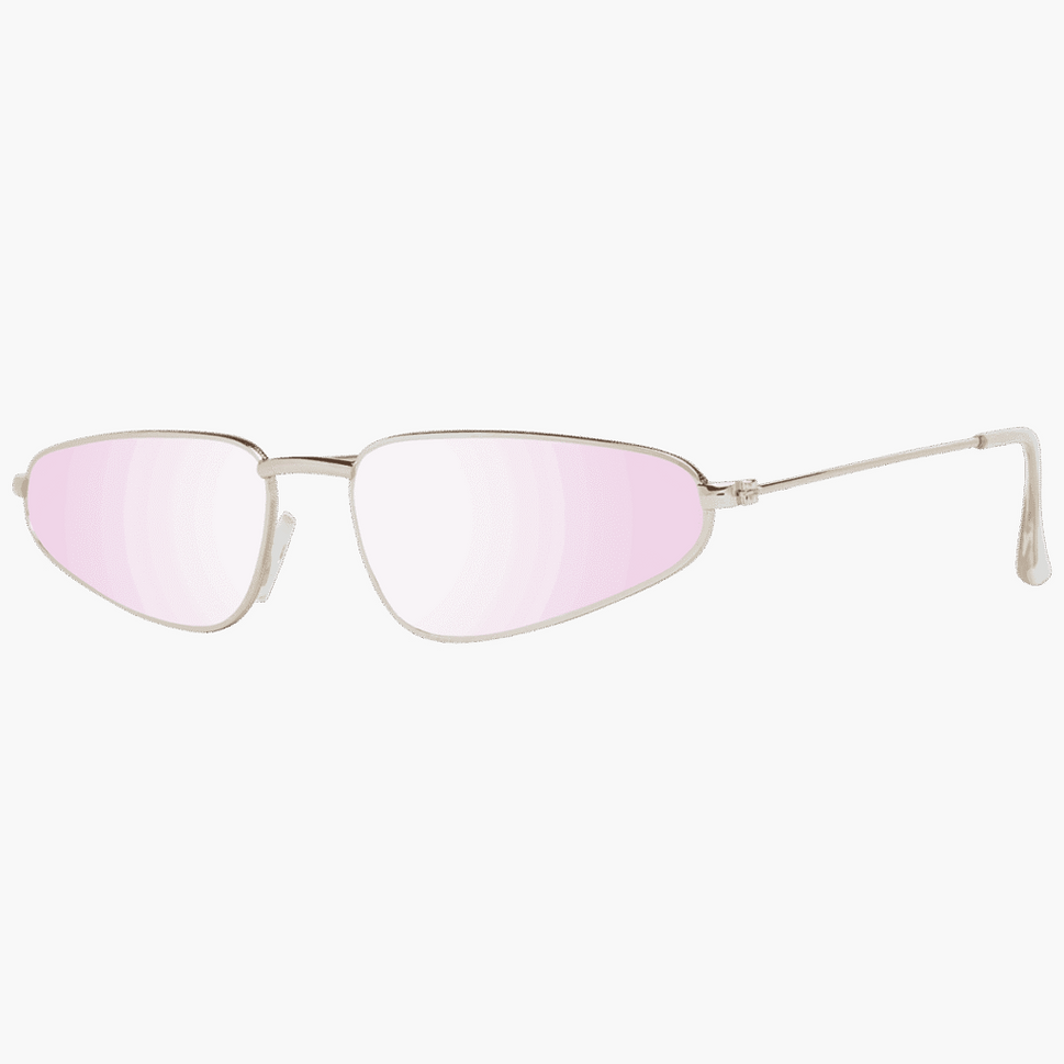 MILLNER Sonnenbrille Katzenaugen Rosa-Gold verspiegelt Polarisiert 100% UV 400