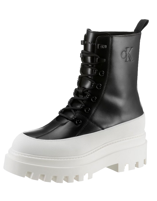 Calvin Klein Plateau Schnürstiefel Flatform Lace Up Gr. 41