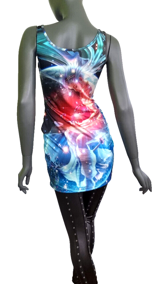 Longtop Minikleid stretch Sternzeichen Skorpion Gr.34-38 freesize