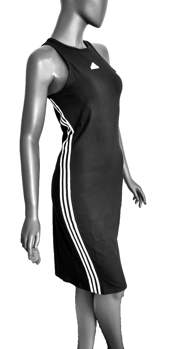 Adidas Future Icons Jerseykleid schwarz weiss IP1575 Gr. 36 - 44