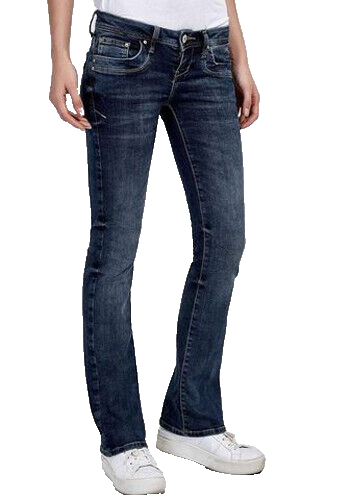 LTB Jeans Valerie X Bootcut Mid Rise Denim Damen Hose Stretch Dark Blue W31 L34