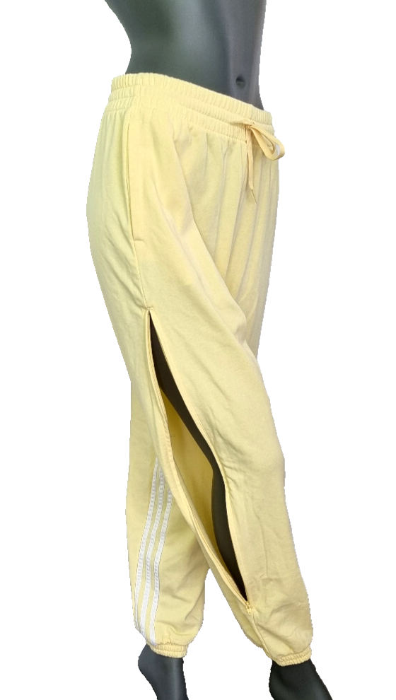 Adidas Sweathose Damen gelb weiss Gr. S 36/38