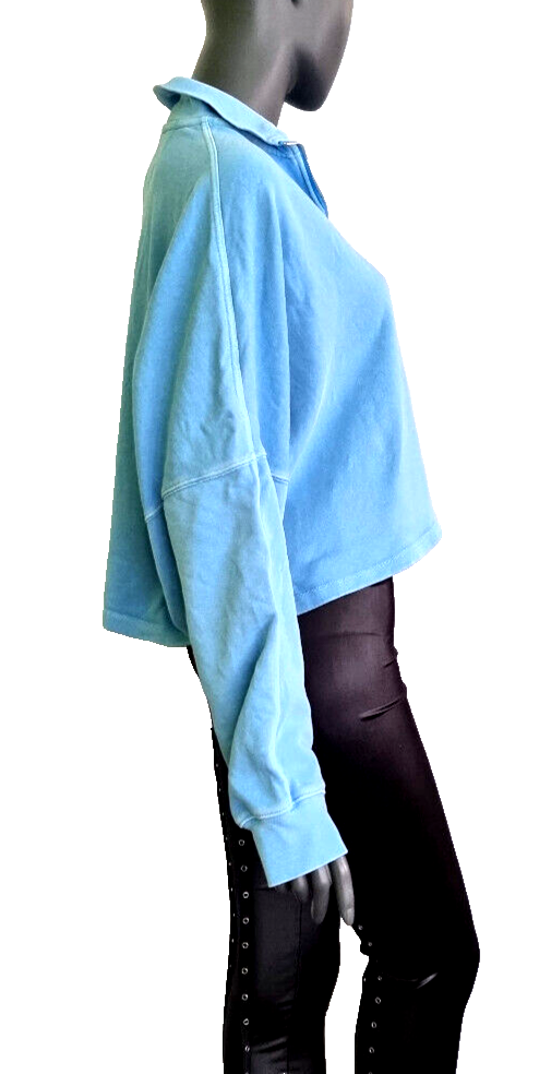 Adidas Oversize Sweatshirt hellblau Gr.L 42/44