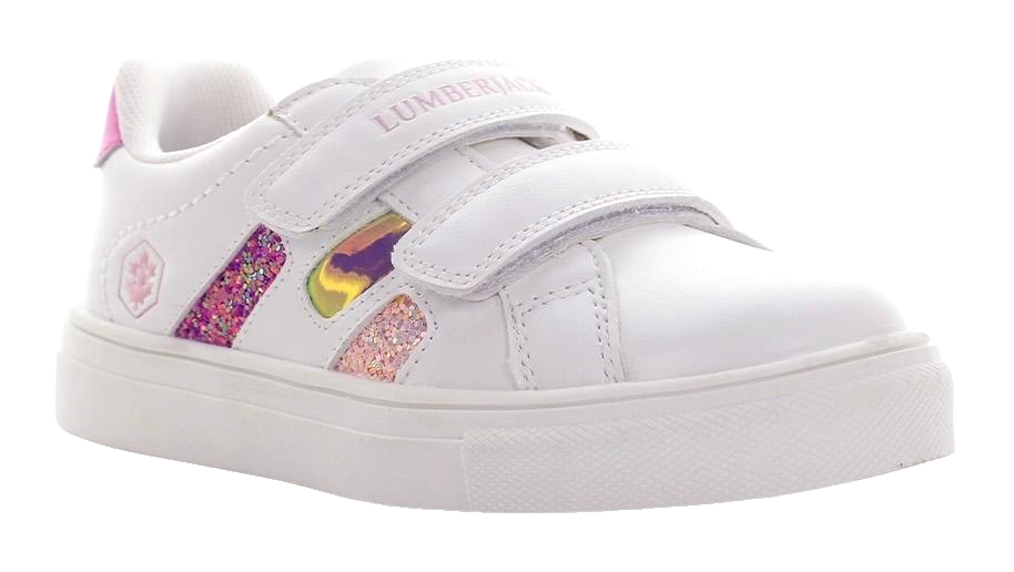 Lumberjack Mädchen Sneaker glitzer pink weiss hologramm Gr.27-35