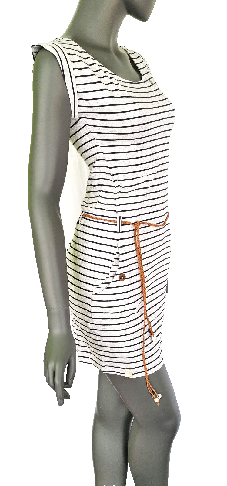 Ragwear Sommerkleid Tagg Stripes Marinelook mit Gürtel Gr. XS,S,M,L