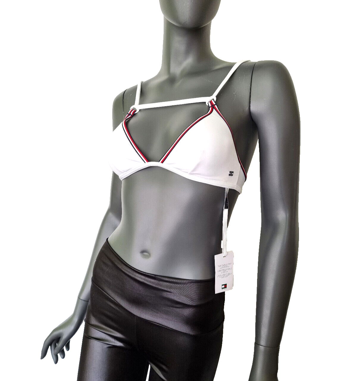 Tommy Hilfiger Bikini-Top Triangel global stripe Push UP Gr. S Cup A/B kl. C