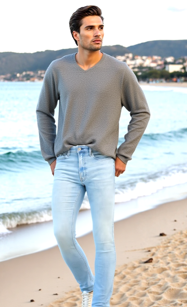 Calvin Klein Stretch Skinny Jeans hellblau Gr.W36-W38 L34