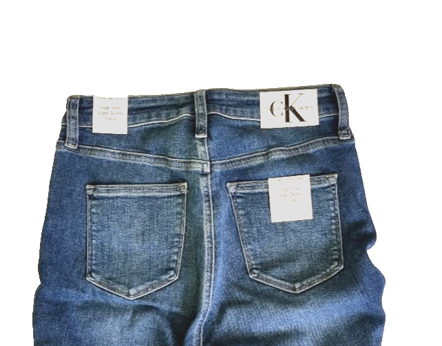 Calvin Klein High Rise Super Skinny Ankle Jeans blue Gr.W30