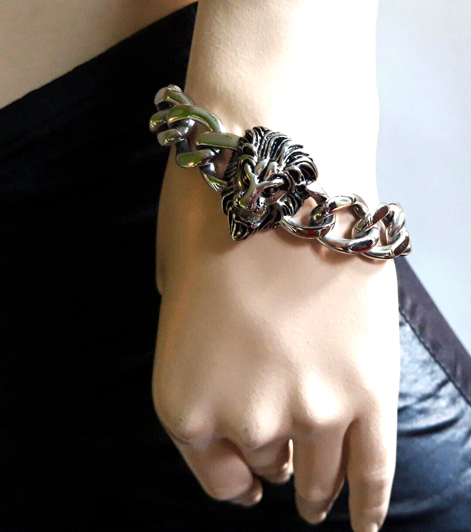 Royal Ego Armband Herren Edelstahl Gliederkette