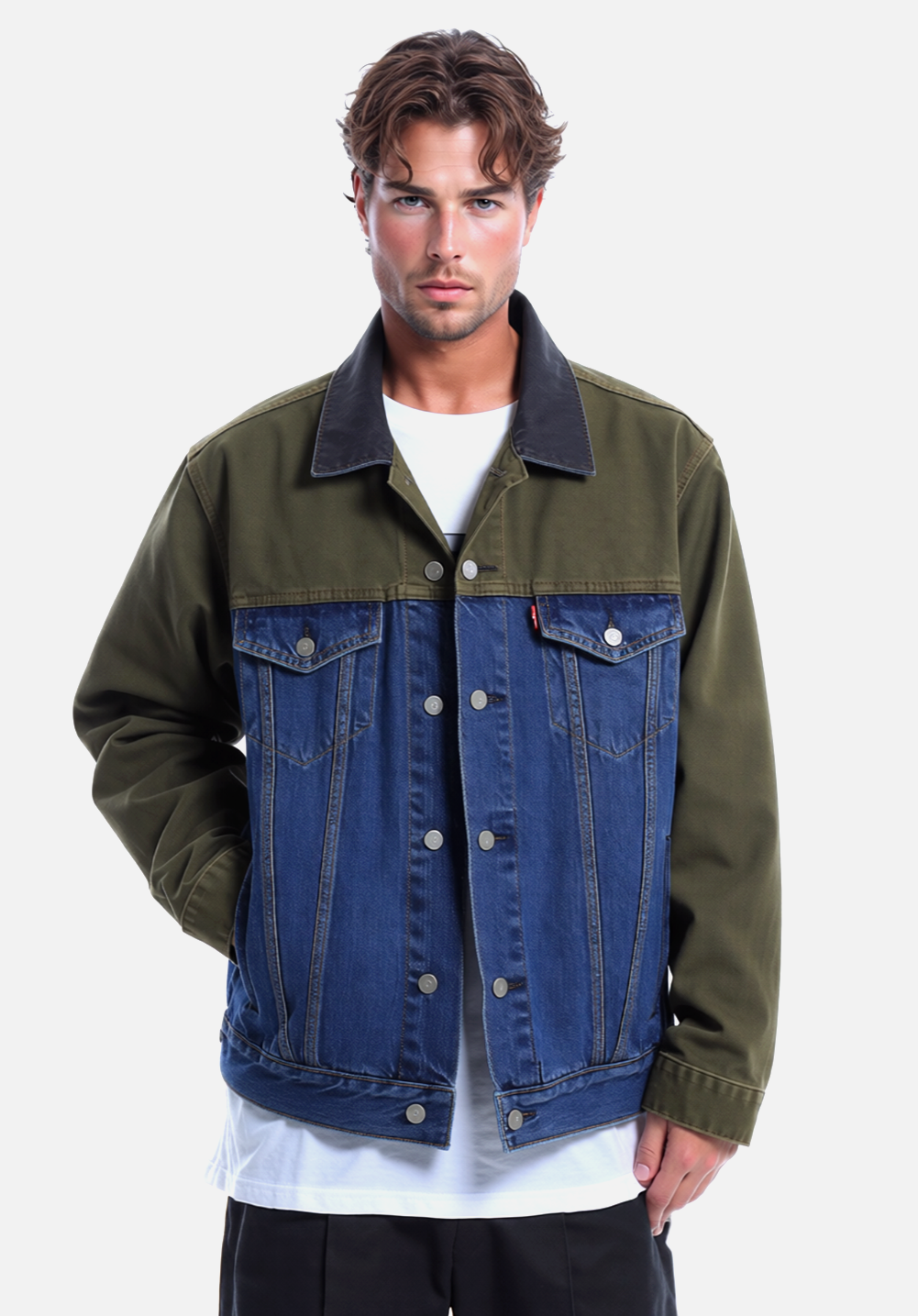 Levi's Herren Trucker Jeansjacke two tone Denim Gr.M