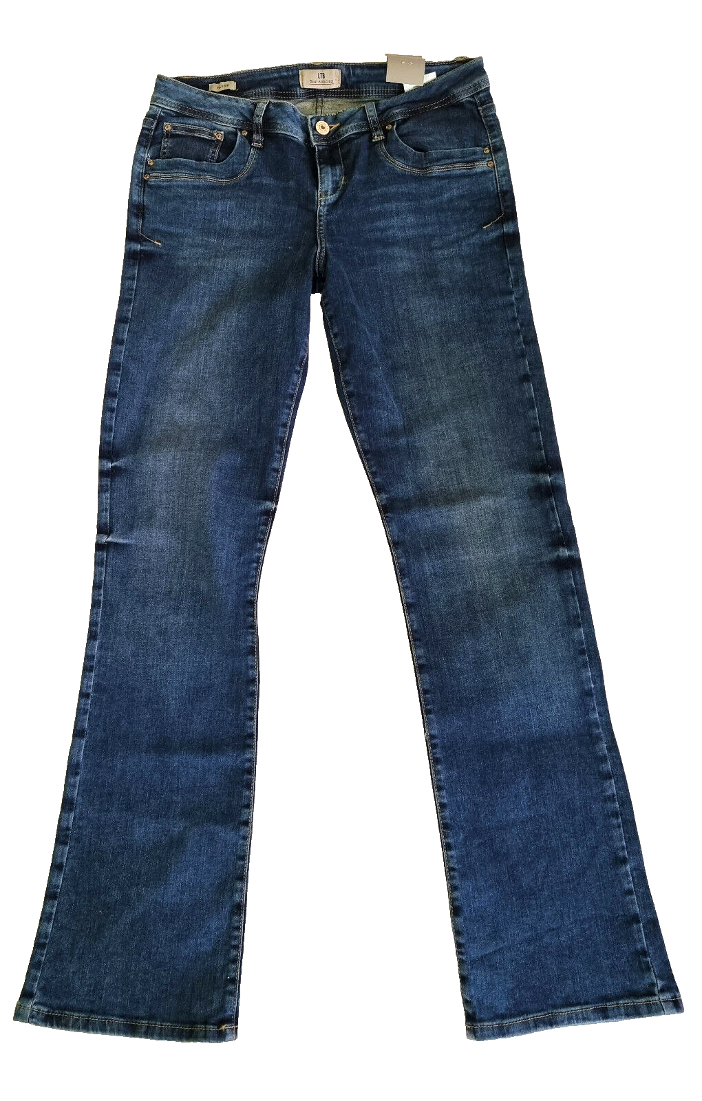 LTB Jeans Valerie X Bootcut Mid Rise Denim Damen Hose Stretch Dark Blue W31 L34