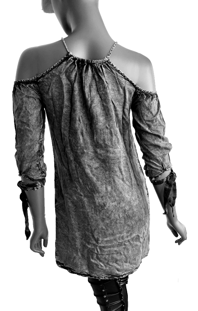 Superdry Minidress Eden Longshirt Jeanslook Gr. 36/38