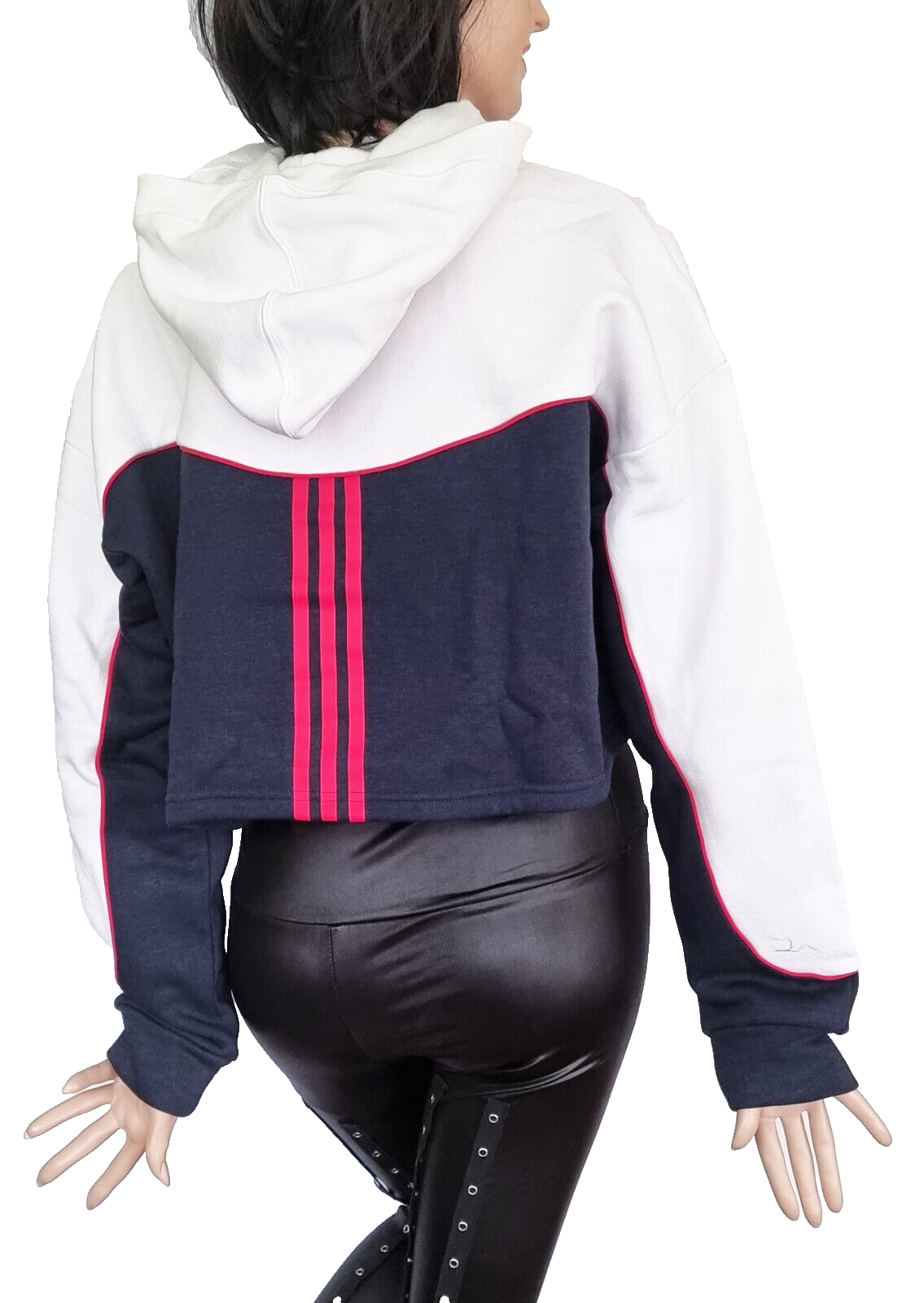 Adidas Sweatshirt Damen Cropped Hoodie Gr. 40/42