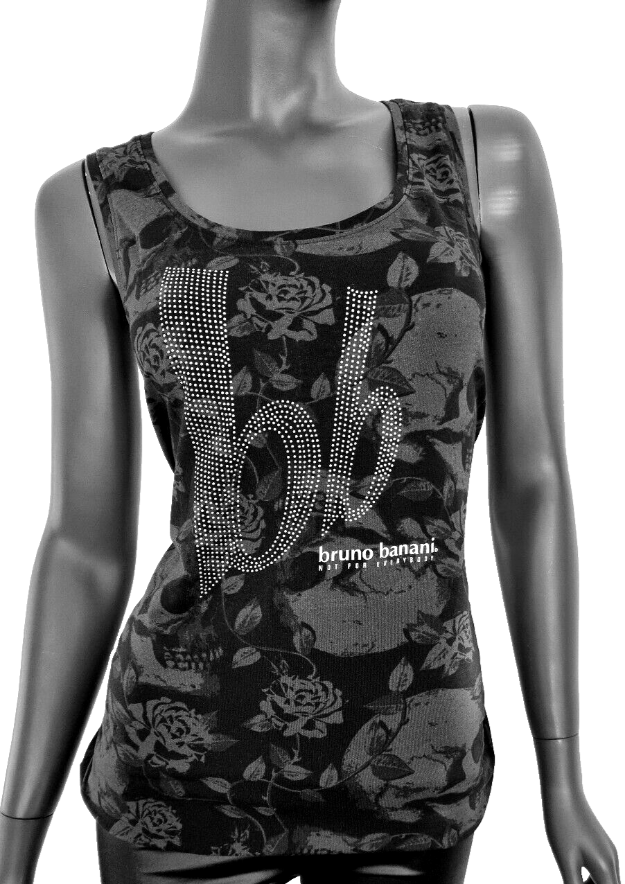 Bruno Banani Longtop Nieten Skull Rock Punk Gr.42