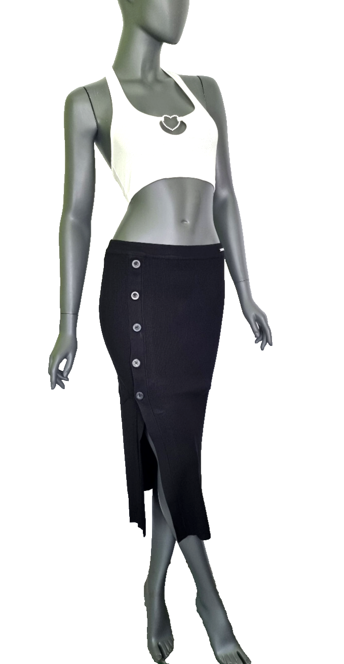 Bruno Banani BleistiftRock sexy Pencilskirt Rippstrick Gr.36/38