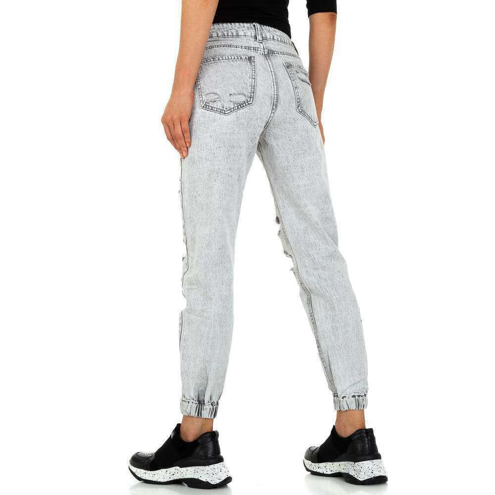 Redial Boyfriend Graffiti Print used Jeans Shoppbündchen Baggyjeans Gr.36, 40