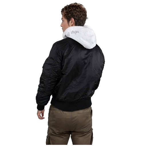 Alpha Industries Bomberjacke Sweat MA-1 D-TEC 183110-03 blau Echtgröße: XL/2XL