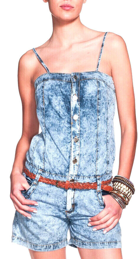 MYSTIC Kurzoverall Jeanslook Gr. 36-40