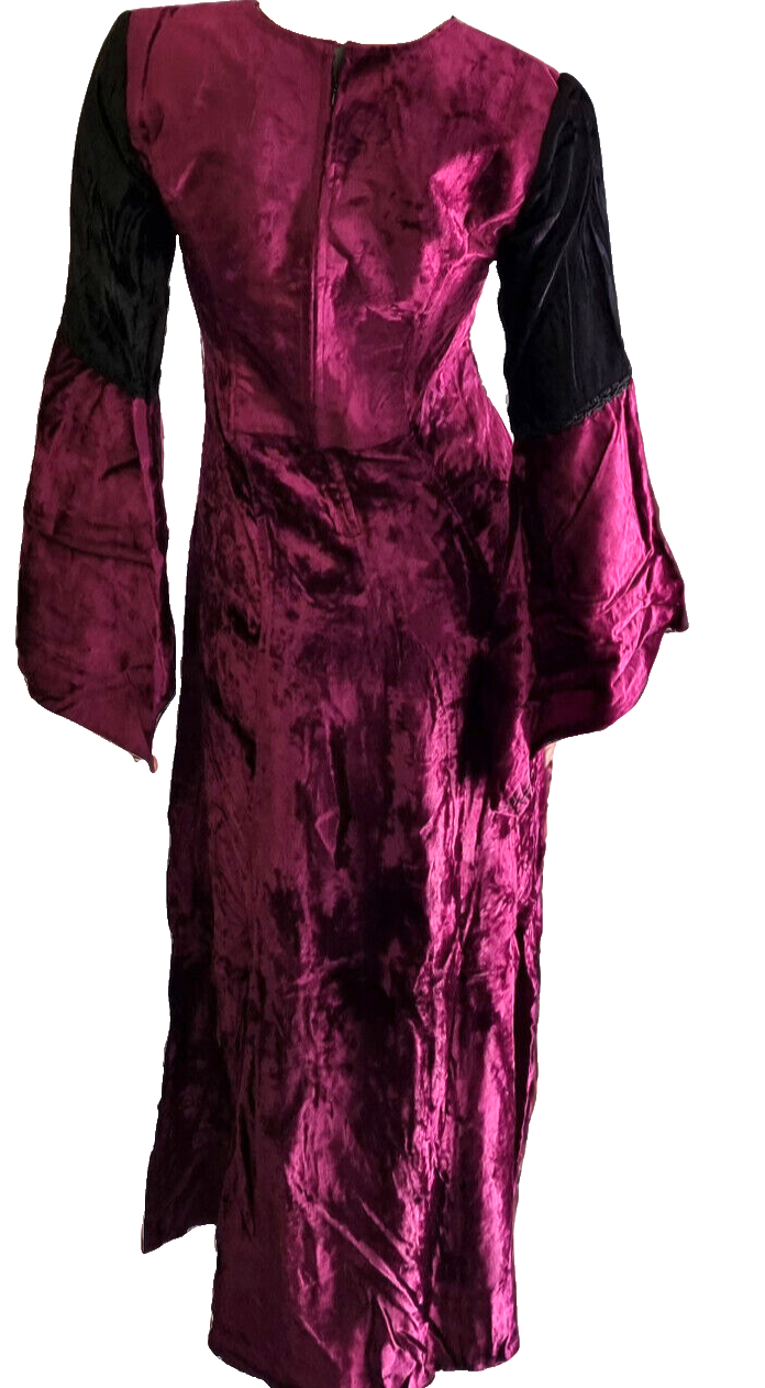 Samt Kleid Gothic Mittelalter 34/36 sm