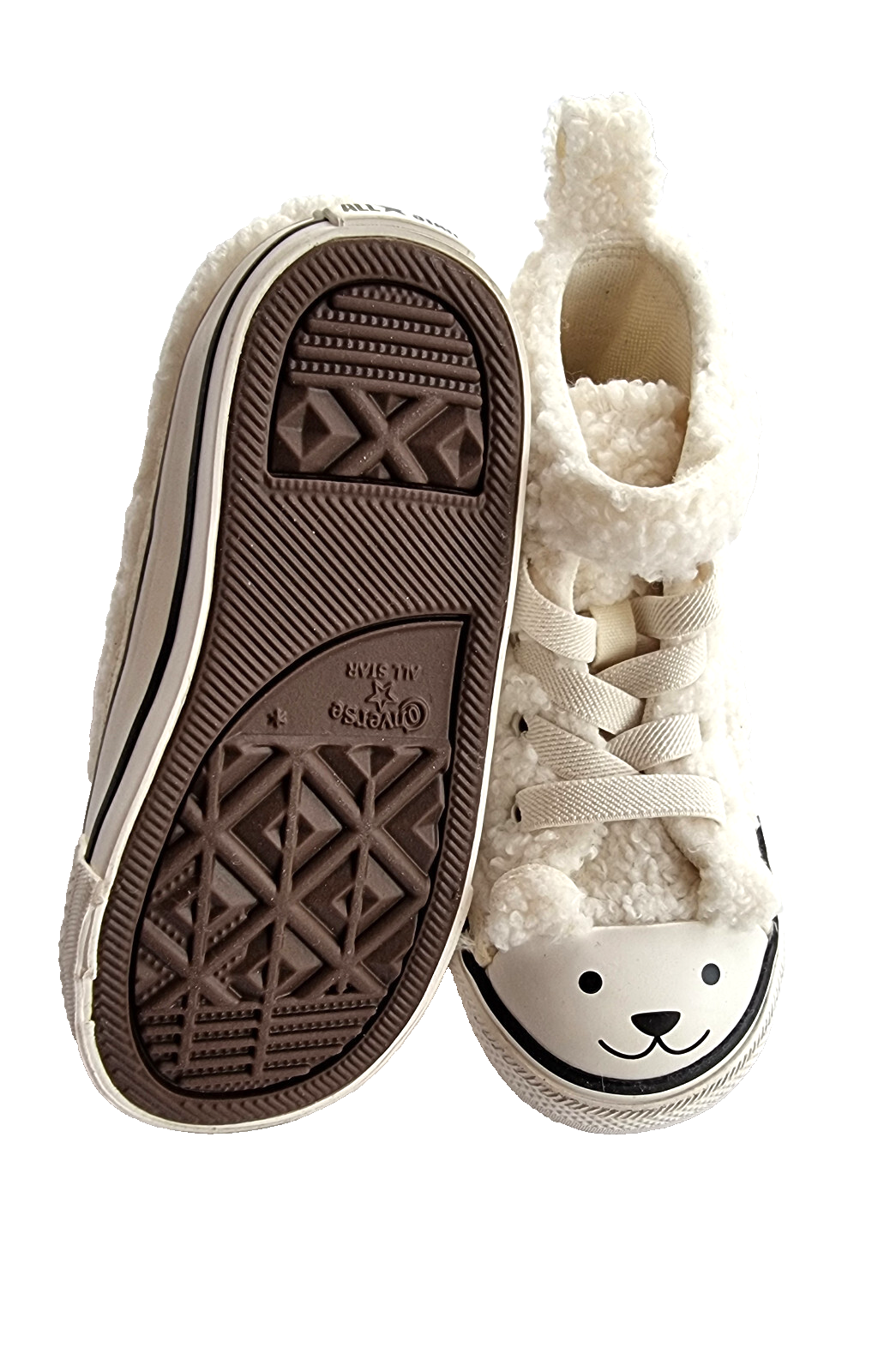 Converse Chucks Taylor Teddy offwhite Gr.25
