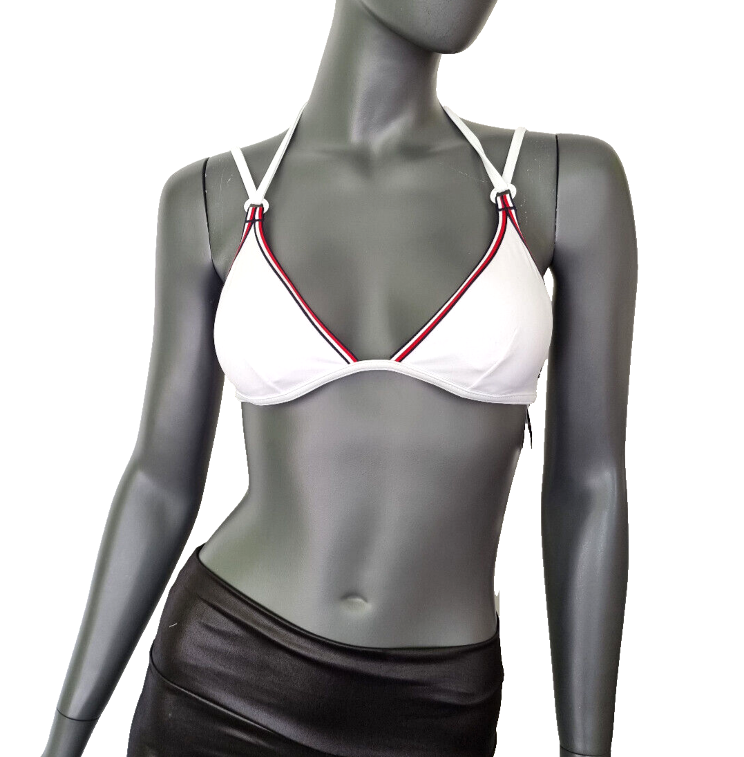 Tommy Hilfiger Bikini-Top Triangel global stripe Push UP Gr. S Cup A/B kl. C