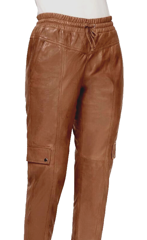 Cargo Lammnappa Lederhose cognac Gr.34-36