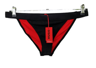 Hugo Boss Red Label Bikinihose Rib schwarz rot Gr.L/40