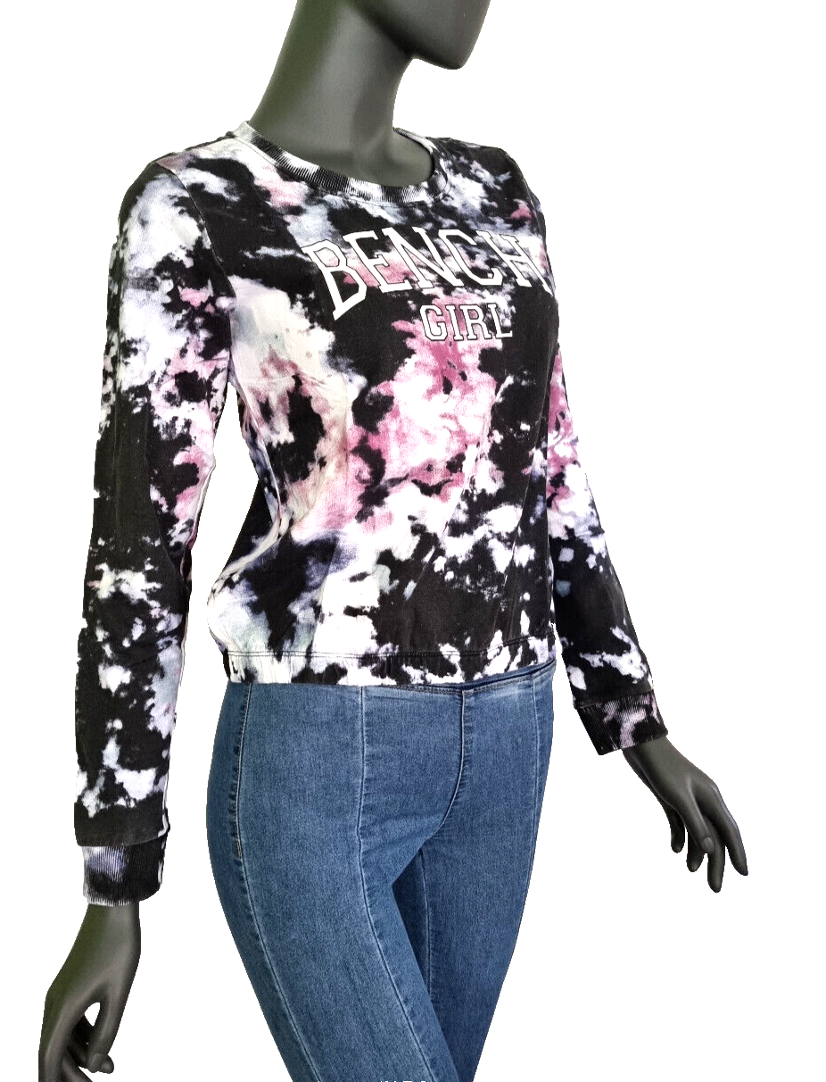 Bench Batik Sweatshirt Longsleeve Gummibund Gr. 164/170 auch 34/36