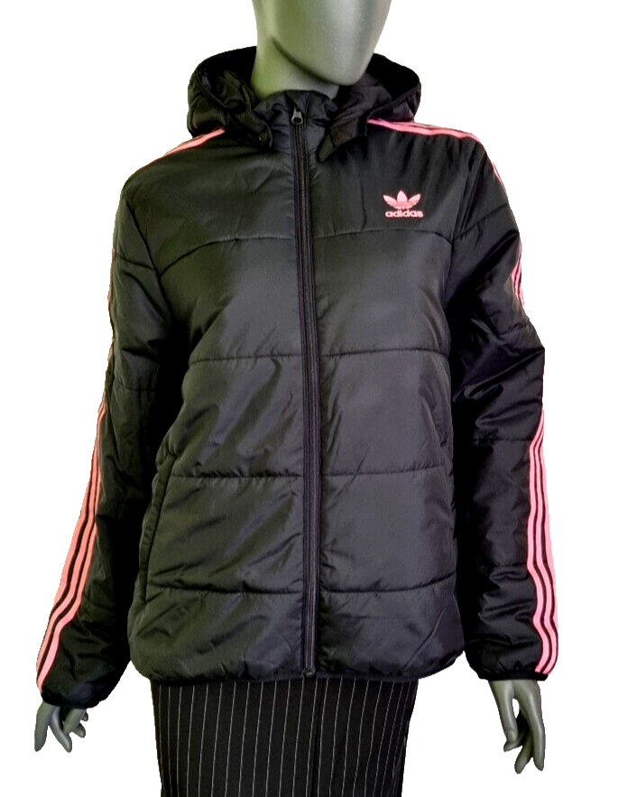 Adidas Winterjacke schwarz weiss Gr.Teens 176 / Damen 38 kl.40 Outdoor IL6076
