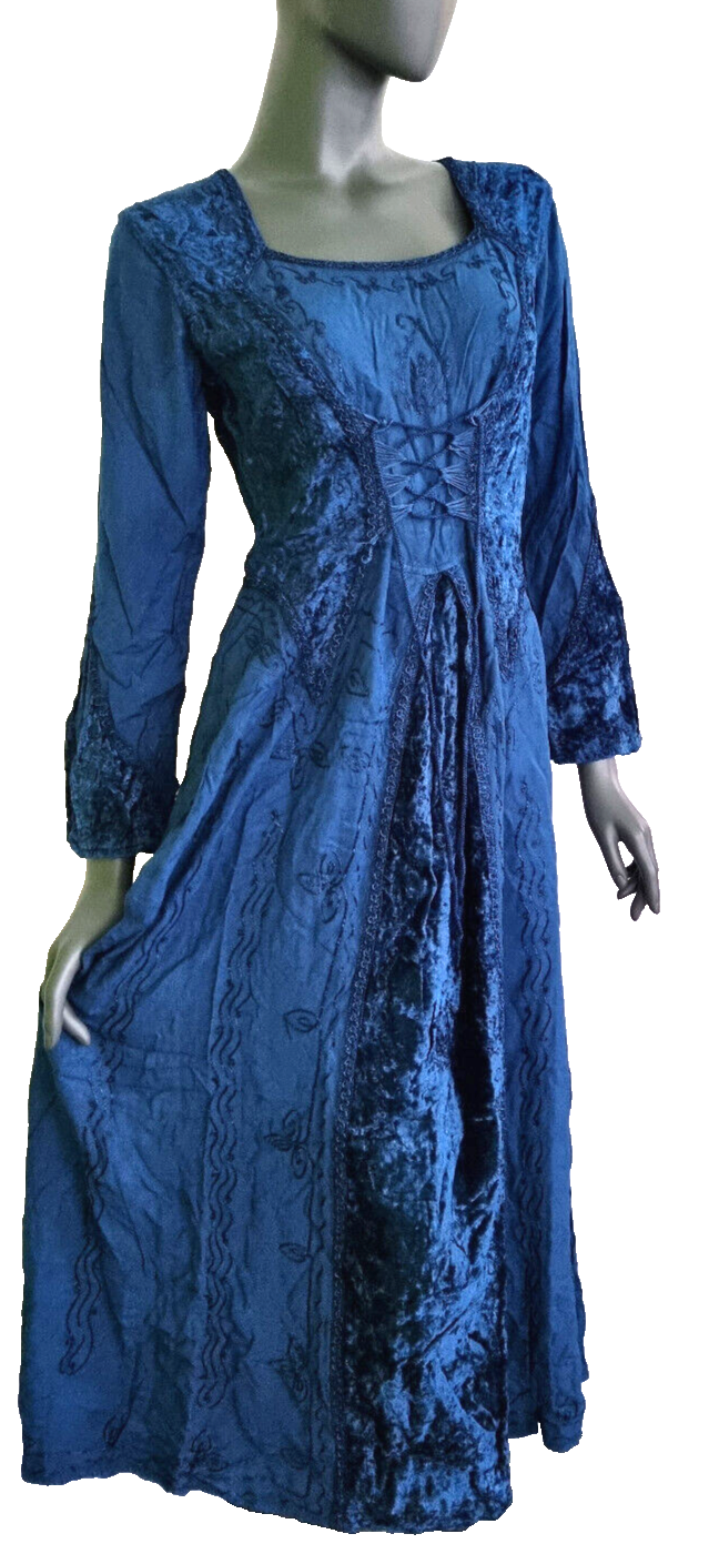 Bäres Maxikleid Mittelalter Boho Vintage Gr. 36/38