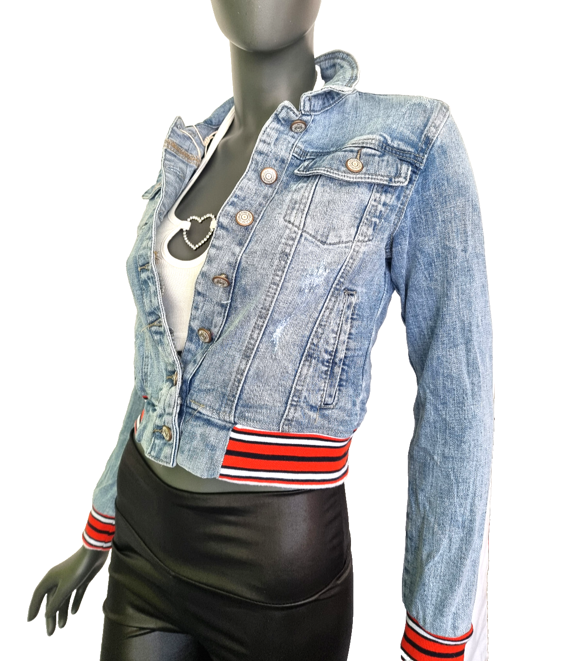 Gallop Slim Jacket Jeansjacke short cut Gr.34-36