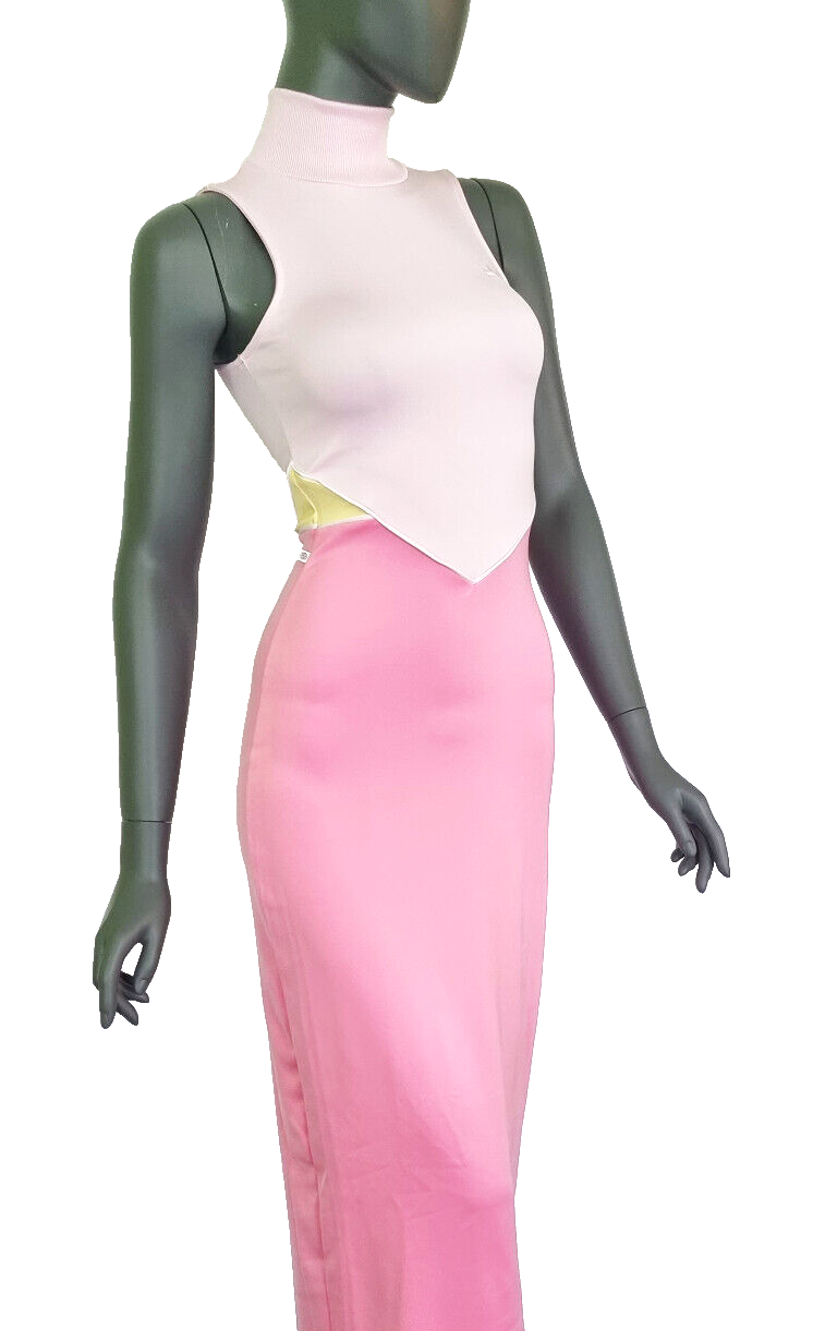 Adidas Originals Tank Dress Maxikleid IC5368 Rosa sportlich elegant Gr.S 36