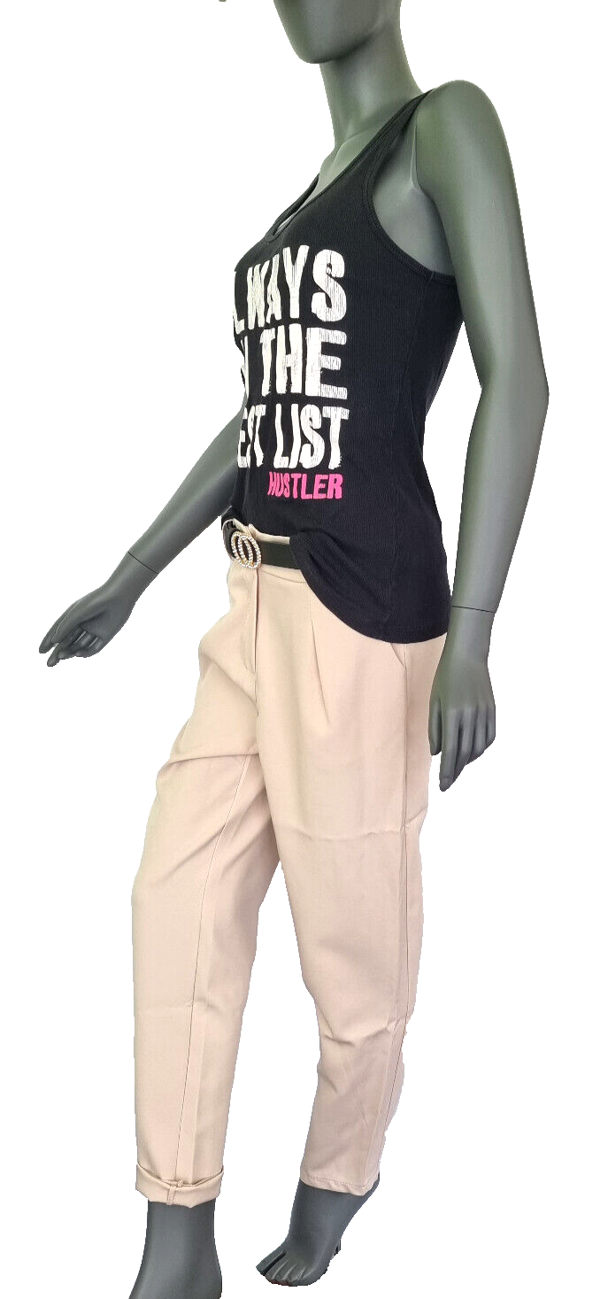 Hailys Schlupfhose beige Kombitalent elegant sportlich casual Hüfthose Gr. 32-42