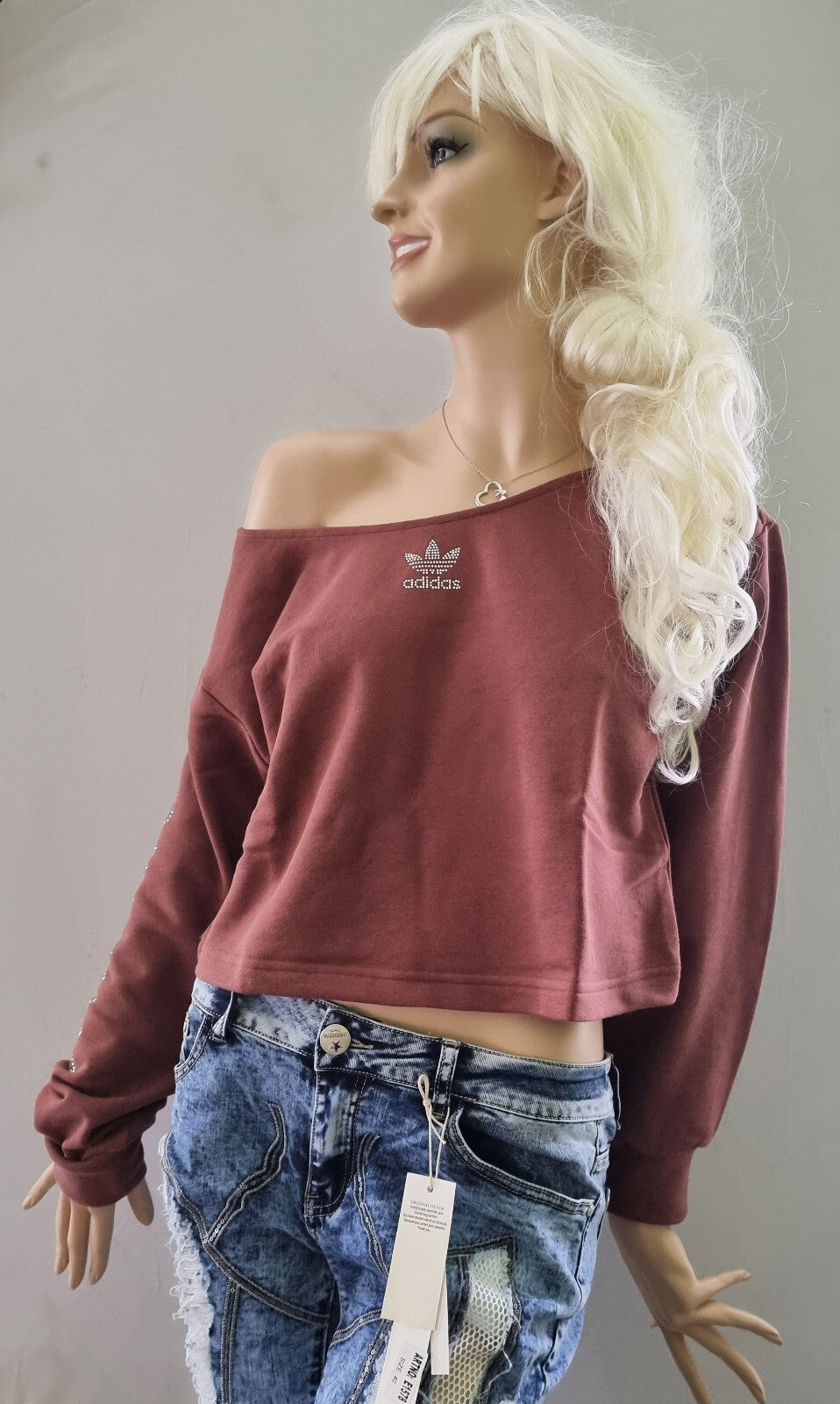 Adidas Originals 2000 Luxe Slouchy Crew Gr. 34,36,38