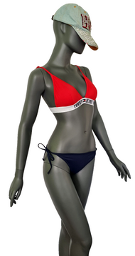 Tommy Hilfiger BikiniHose Half-String blau Gr.M/36