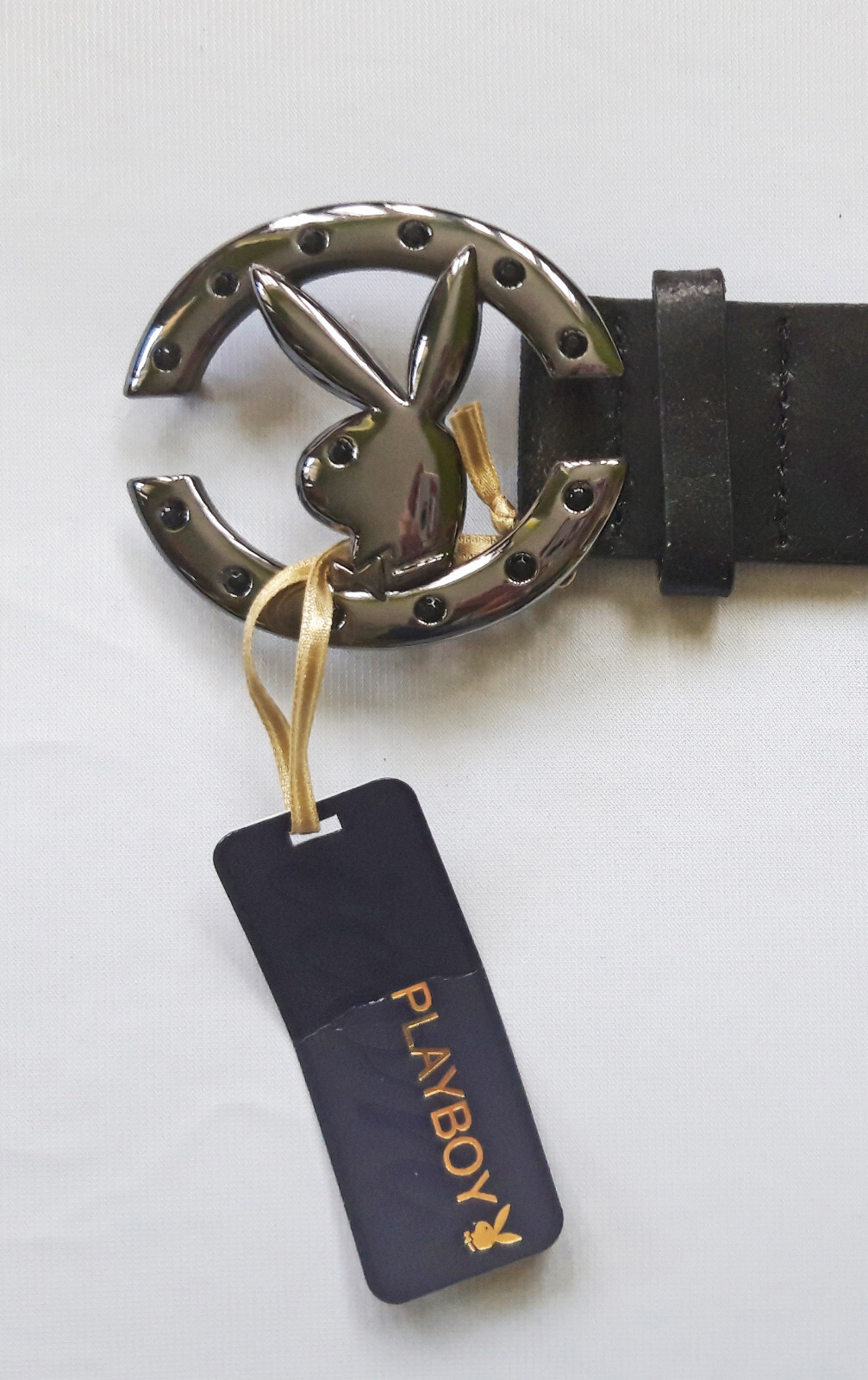 Playboy Gürtel mit Strass Vintage Gr.S