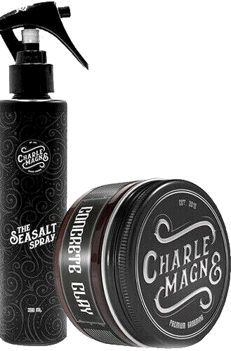 Charlemagne Hairstyle Bundle Sea Salt Spray + Matte Pomade Herren