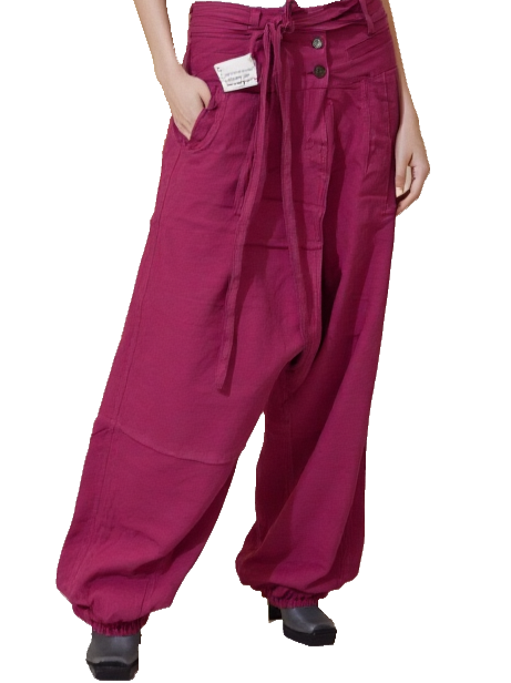 Haremshose Pumphose Aladinhose Pluderhose Yoga Goa Sarouel Baggy bordeaux 38/40