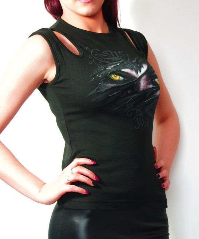 SPIRAL She Wolf Wölfin Shirt Gr.34-38