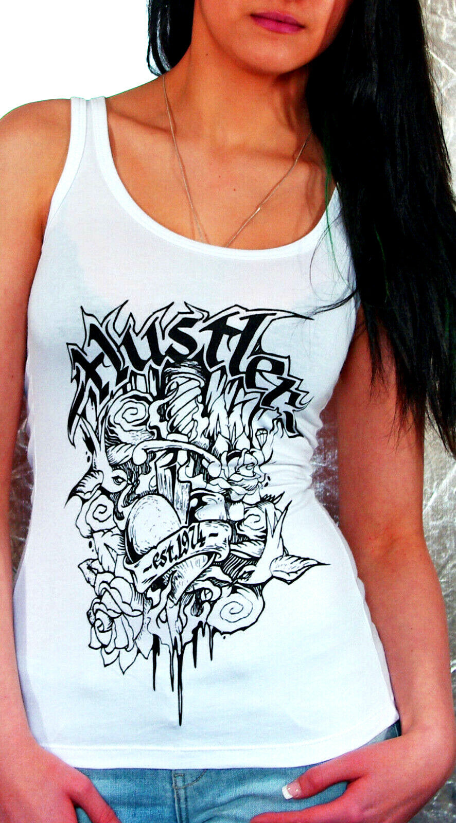 HUSTLER Top Schnürung heartless corset beater Gr.34/36