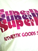 Zeige Bild Superdry vintage  Shirt short cut glitter Gr.XL/40 3