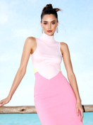 Zeige Bild Adidas Originals Tank Dress Maxikleid IC5368 Rosa sportlich elegant Gr.S 36 2